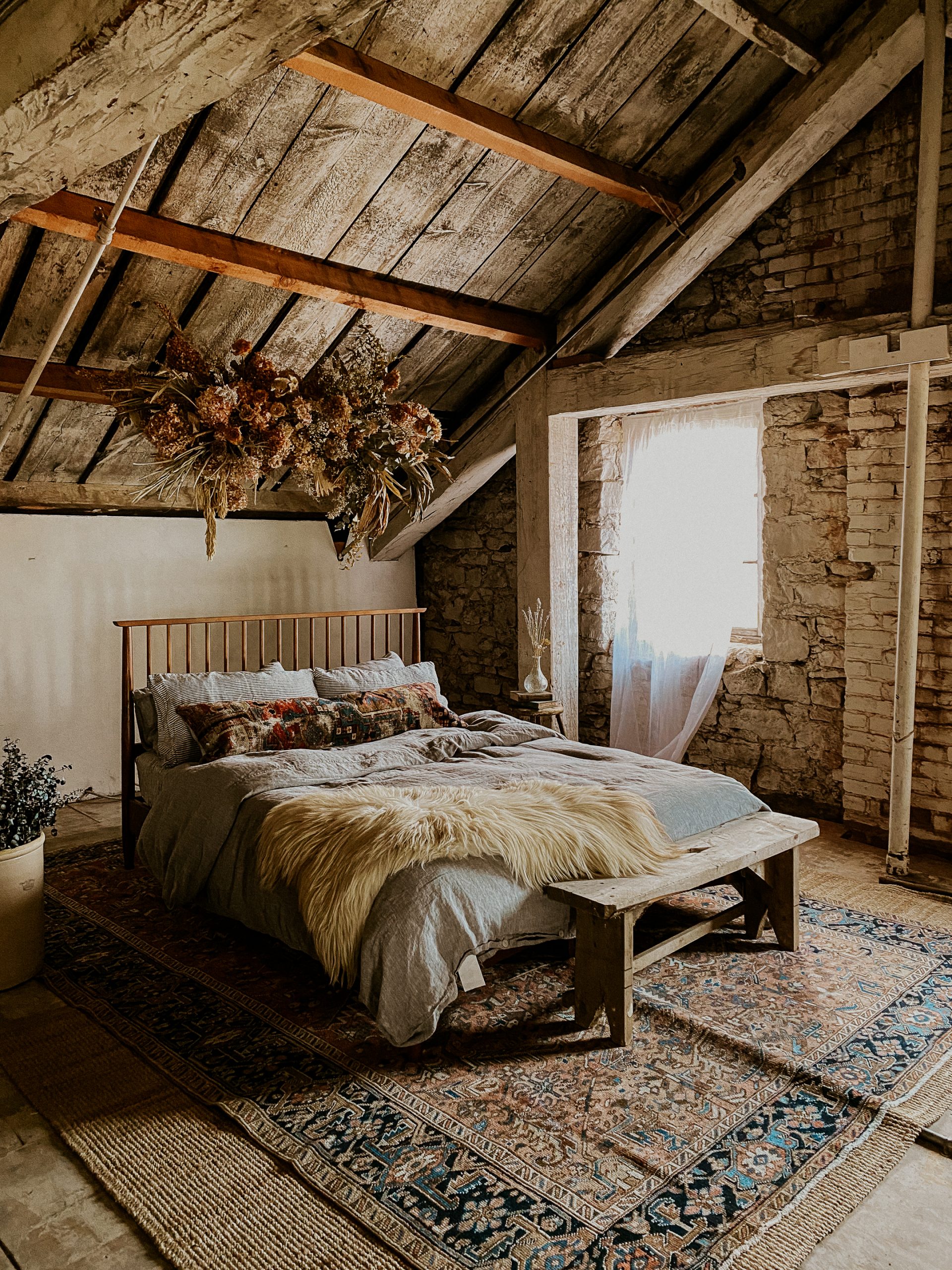 Bedroom at Millworks Effie Edits