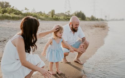 Jordan + Becca’s Family Photo Session at Hamilton Beach