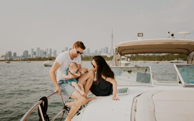 Isara + Dave’s Family Session on The Boat