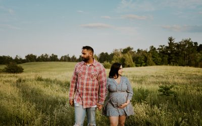 Navpreet + Manny’s Couples Maternity at Scotsdale Farm