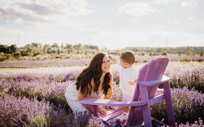 Ashley’s Family Photo Session at Kelso Lavender